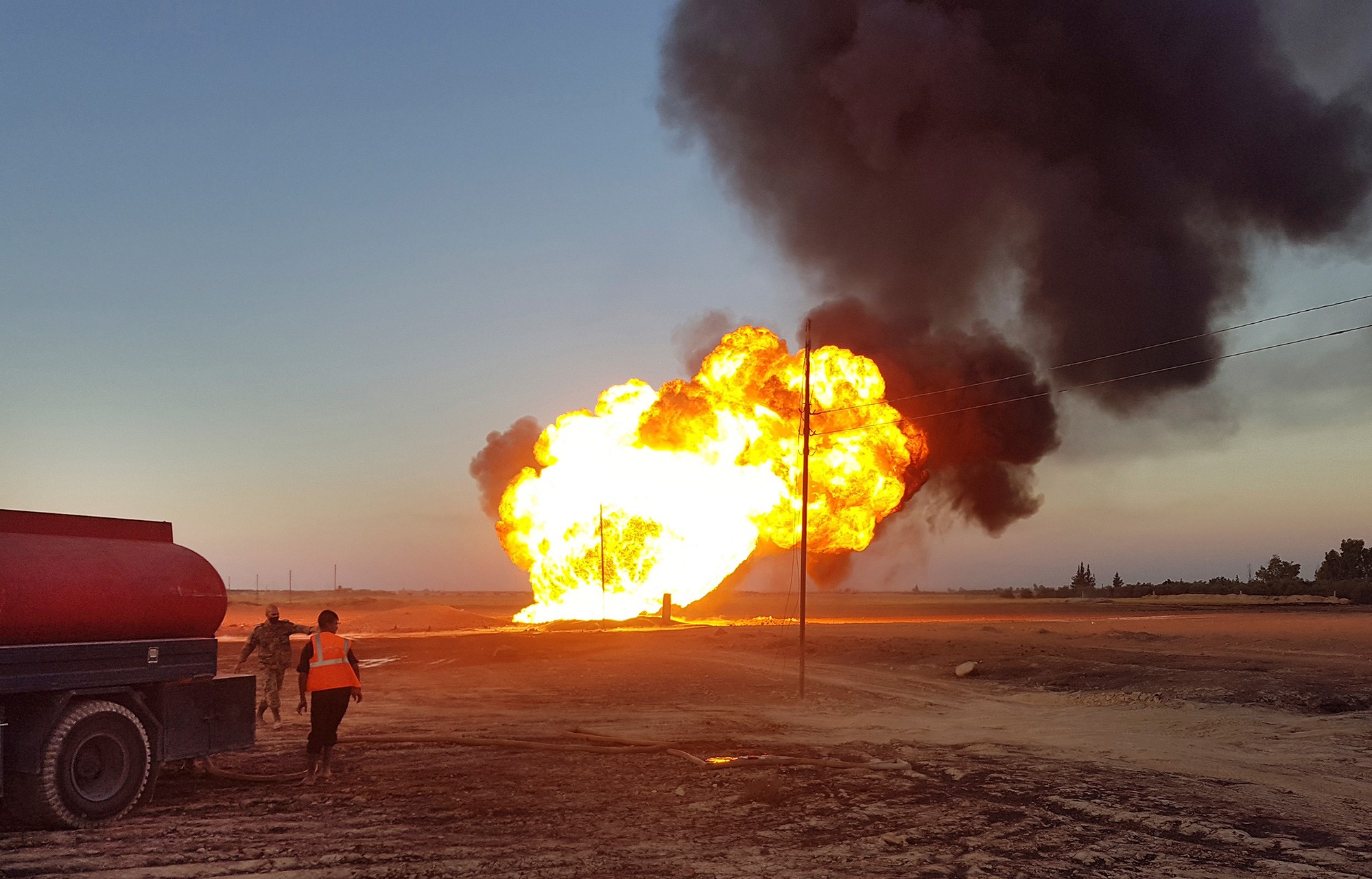 Explozie catastrofală în Siria! Atacul terorist a lăsat țara într-o mare pană de curent - VIDEO