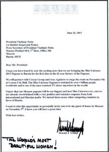 Noi detalii din trecutul lui Trump ies la iveală: I-a transmis lui Putin că este „un mare fan” al lui și l-a invitat la un concurs de frumusețe - FOTO