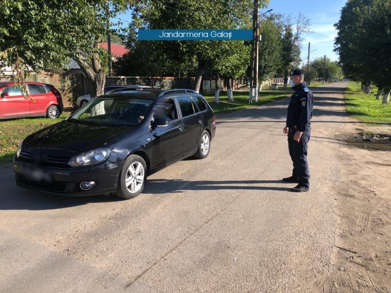 Ar fi trebuit să fie în carantină, dar a vrut la supermarket. Jandarmii i-au dat planul peste cap