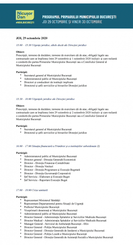 program 1 - Ziarul National