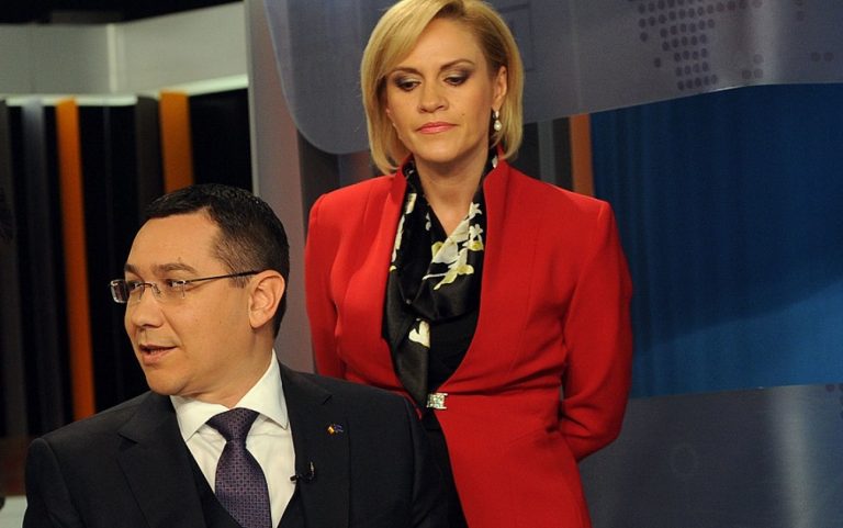 Gabriela Firea si Victor Ponta