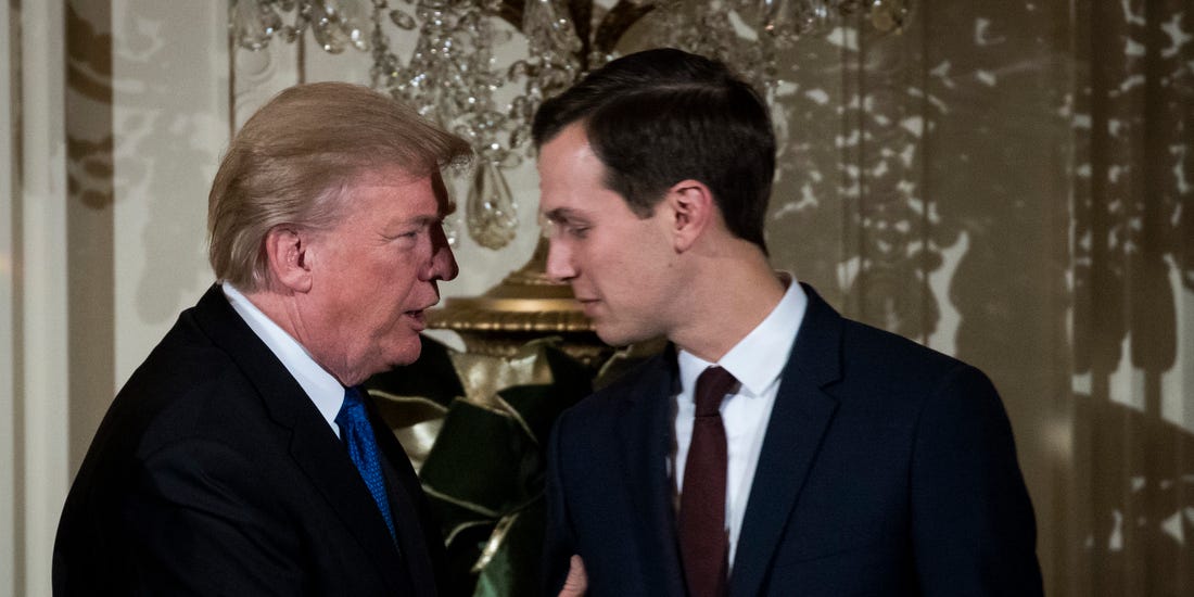 Jared Kushner, ginerele lui Donald Trump