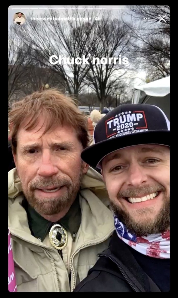 Asaltul de la Capitol Hill îi strică imaginea lui Chuck Norris