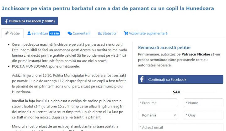 petitie - Ziarul National