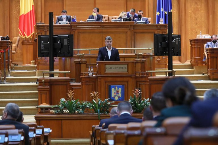 PSD-ul depune moțiune de cenzură! Ciolacu a anunțat data chiar de la tribuna Parlamentului – VIDEO