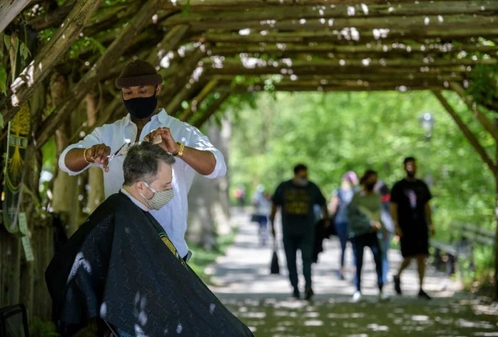 Frizerul din Central Park, noua atracție în New York City