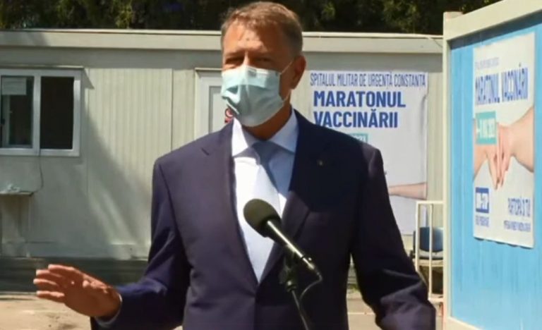 Iohannis spune că România stă ”extraordinar de bine” când vine vorba de campania de vaccinare – VIDEO