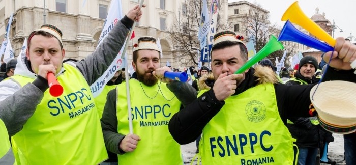 Polițiștii fierb. Au decis să-și ceară drepturile la Budapesta