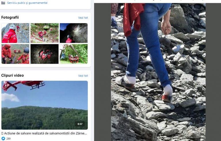 Instantaneu uluitor! Turistă surprinsă pe munte în papuci și șosete. ”Mai în siguranță în drumeție decât…”