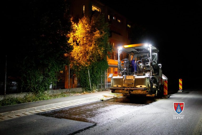 Strada Gării din localitatea ilfoveană Jilava, modernizată și reabilitată