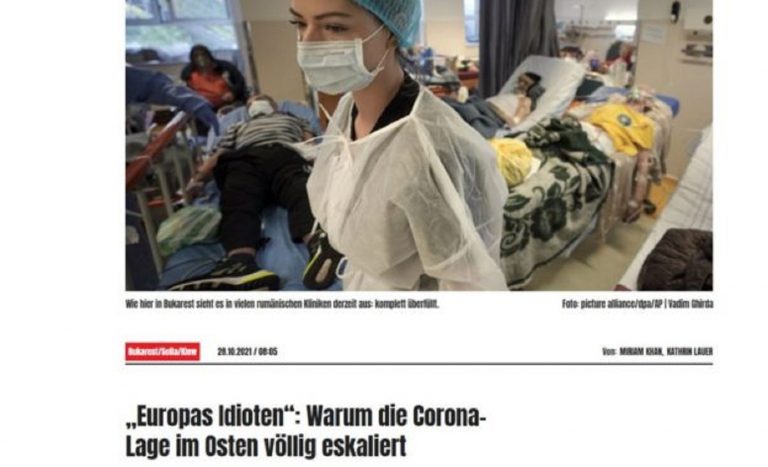 „Idioții Europei” nu se vaccinează. Presa germană critică România, Bulgaria și Ucraina