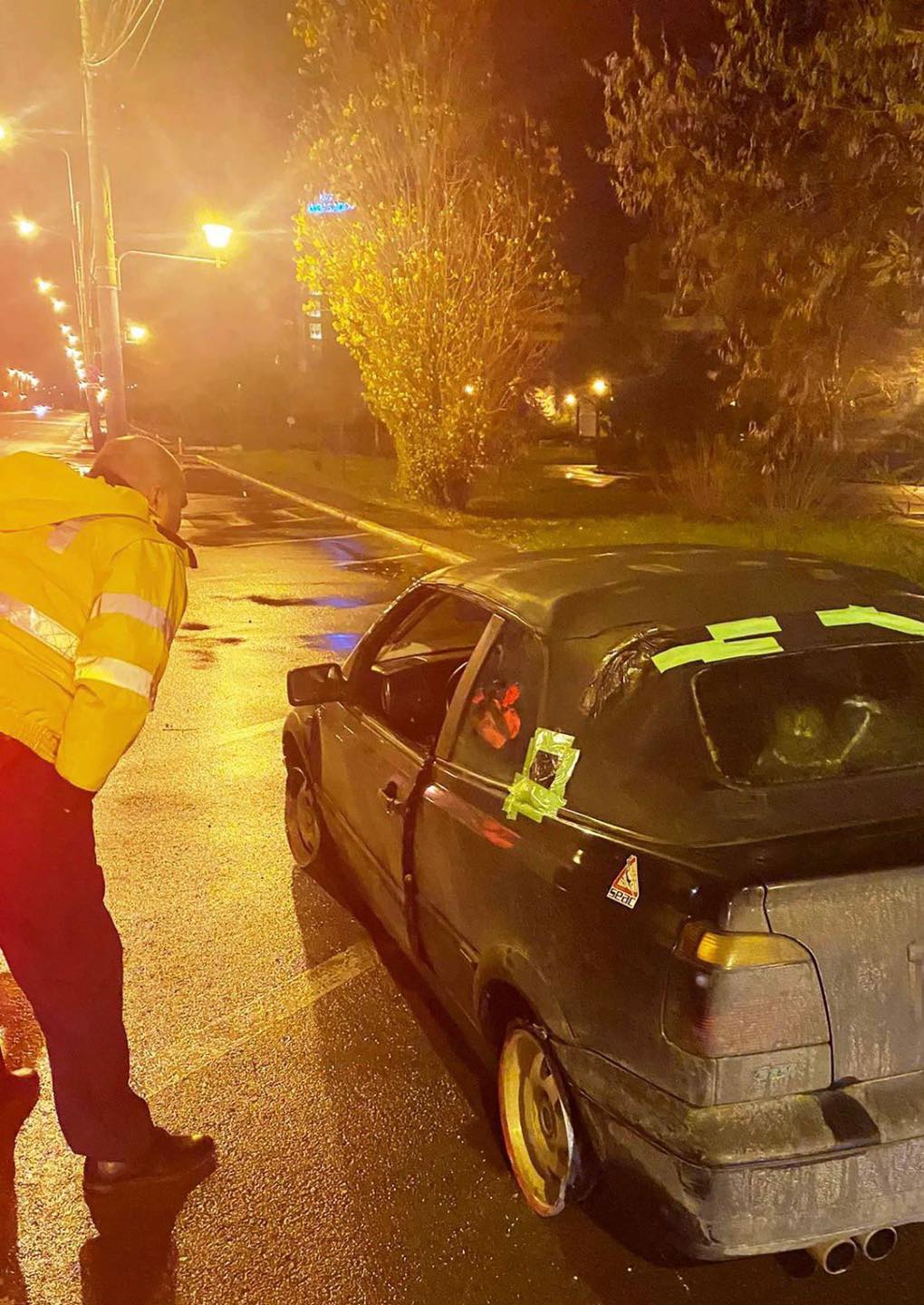 Situație incredibilă! Cum arăta o mașină surprinsă pe un bulevard din Mamaia și ce s-a constatat în cazul șoferului