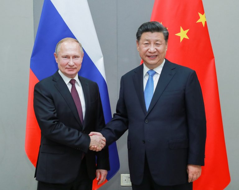 Convorbire Vladimir Putin-Xi Jinping despre „agresiunea” NATO și SUA