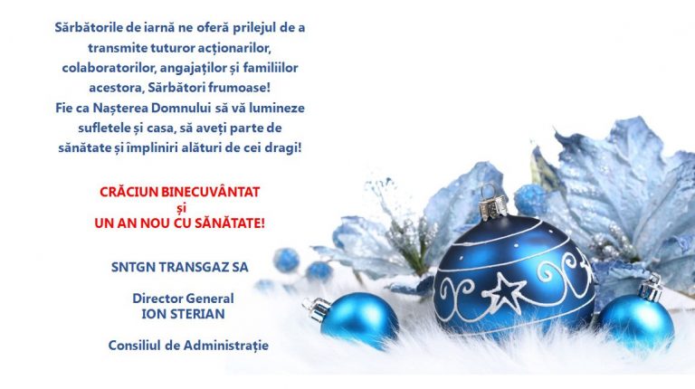SNTGN TRANSGAZ SA