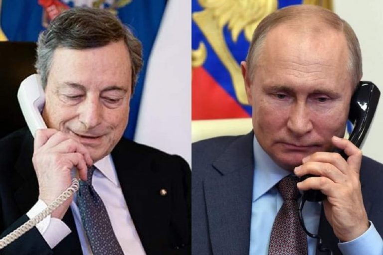 Italia intervine în criza din Ucraina. Mesajul premierului Mario Draghi pentru Vladimir Putin