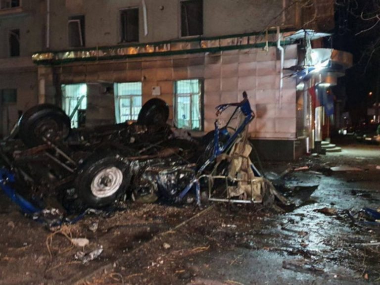 RĂZBOI ÎN UCRAINA. Explozie devastatoare în Lugansk. Separatiștii acuză Kievul