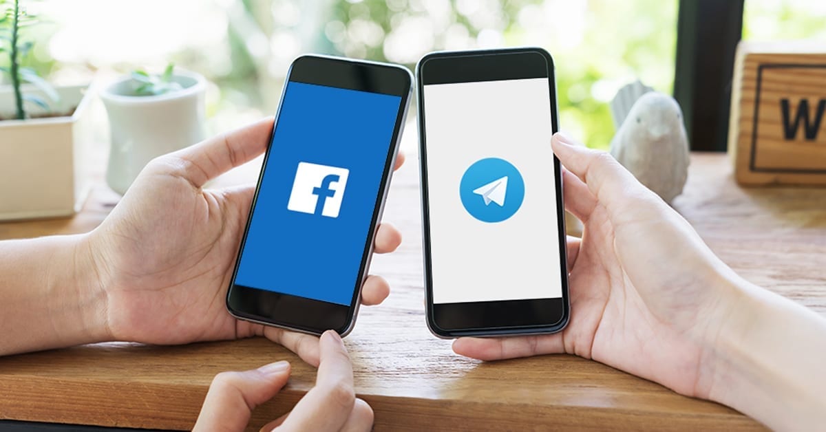 facebook telegram