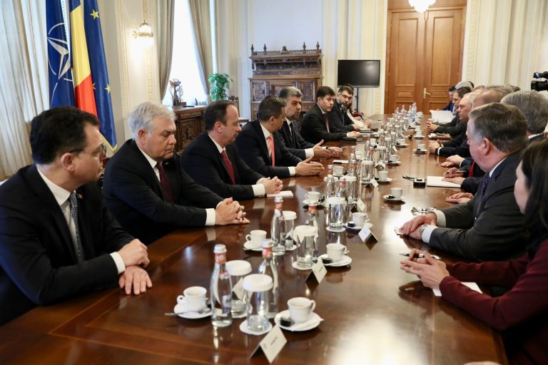 Marcel Ciolacu, întrevedere cu o delegație din SUA, condusă de Kevin McCarthy: „Un important semnal de sprijin pentru România”/Ce s-a discutat