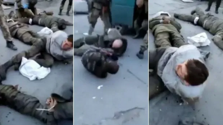 RĂZBOI ÎN UCRAINA. Prizonieri ruși torturați și împușcați. Videoclipuri verificate implică un batalion de voluntari ucraineni – VIDEO