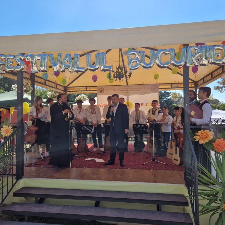 Festivalul Bucuriei și Ziua Românilor de Pretutindeni, sărbătorite la Roma cu secretarul de stat Gheorghe Cârciu (FOTO)