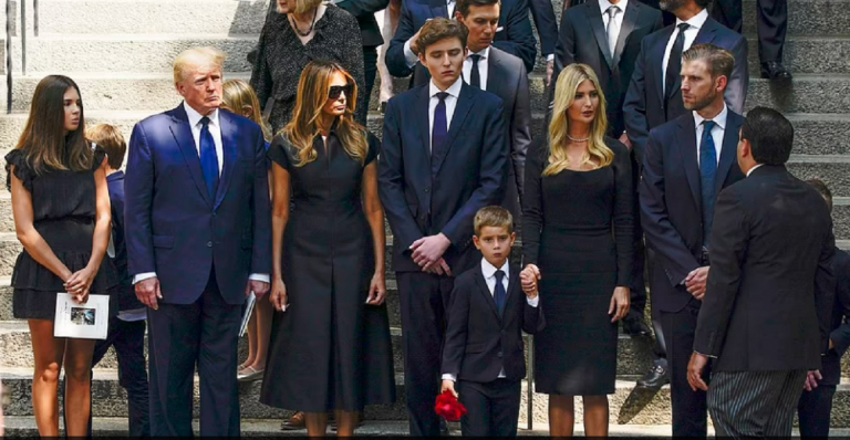 Ivana Trump, dusă pe ultimul drum de Donald și Melania / FOTO&VIDEO