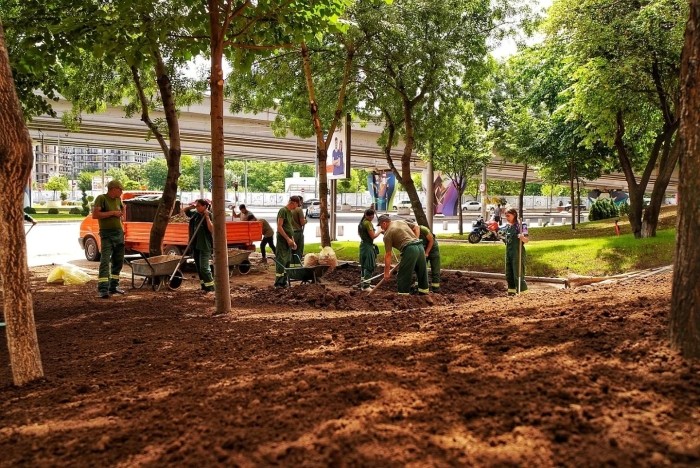 Lucrările de regenerare urbană de pe calea Văcărești, aproape de final