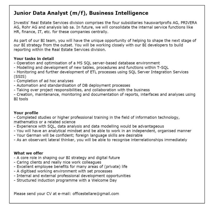 JOBS IN SWITZERLAND