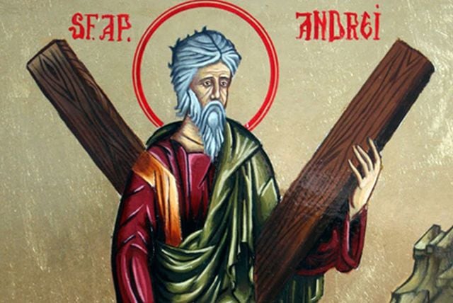 Zi de mare sărbătoare, miercuri, 30 noiembrie. Sfântul Apostol Andrei, Ocrotitorul României