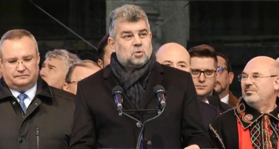 Ciolacu, discurs printre fluierături, la Iași, de Ziua Unirii Principatelor: „Eu chiar vă iubesc” – VIDEO