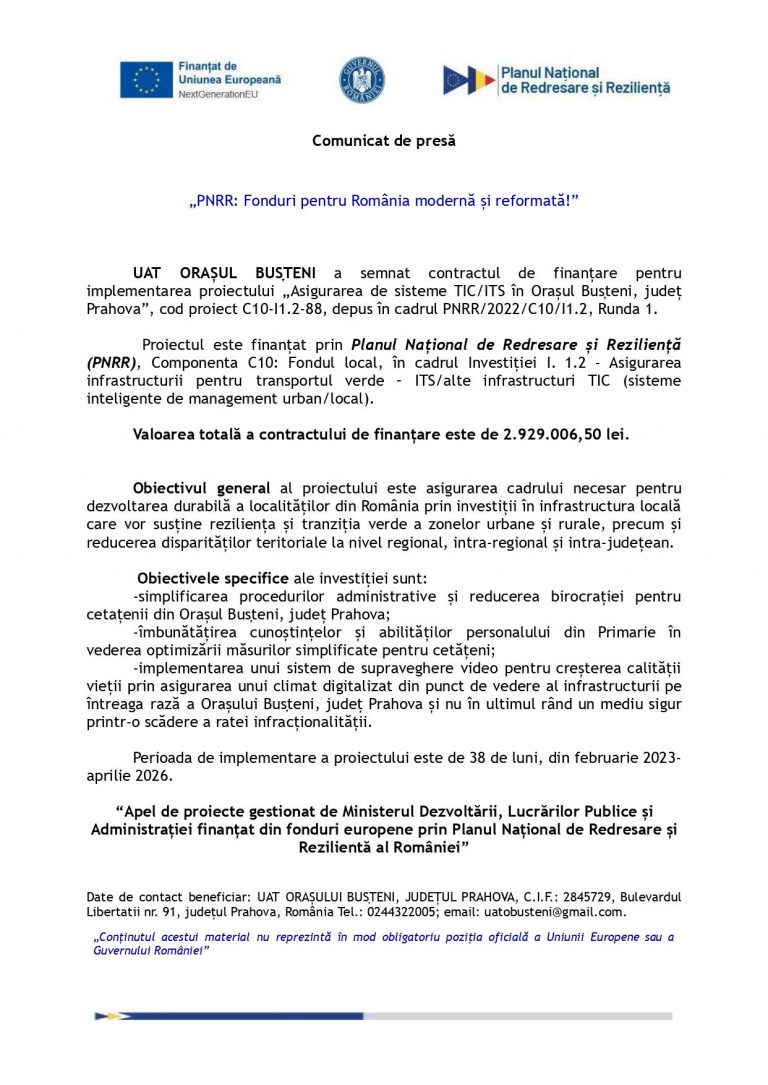 Comunicat de presa UAT Orasul Busteni (1)