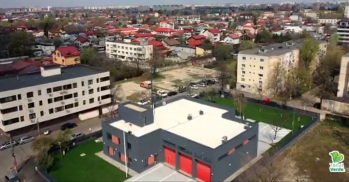 Un mare loc de joacă se construiește lângă unitatea de pompieri de pe strada Perșani, din Sectorul 4