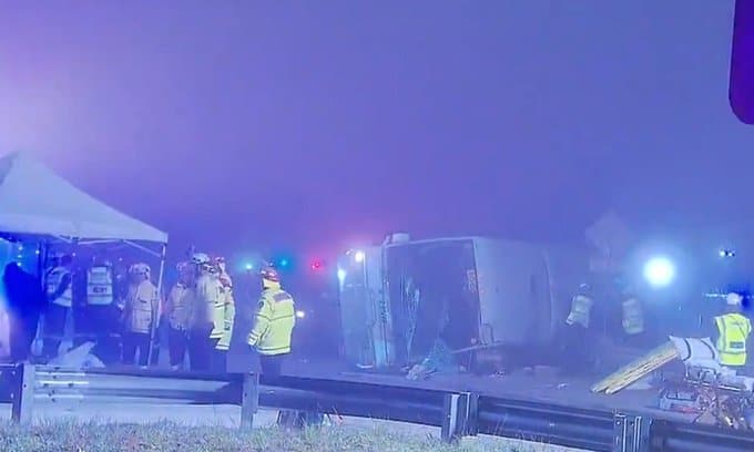 Dramă fără margini. Un autobuz cu nuntași s-a răsturnat, în Australia: 10 oameni au murit – VIDEO