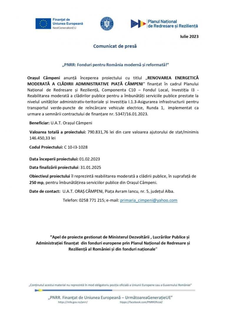 Comunicat de presă Orașul Câmpeni (2)