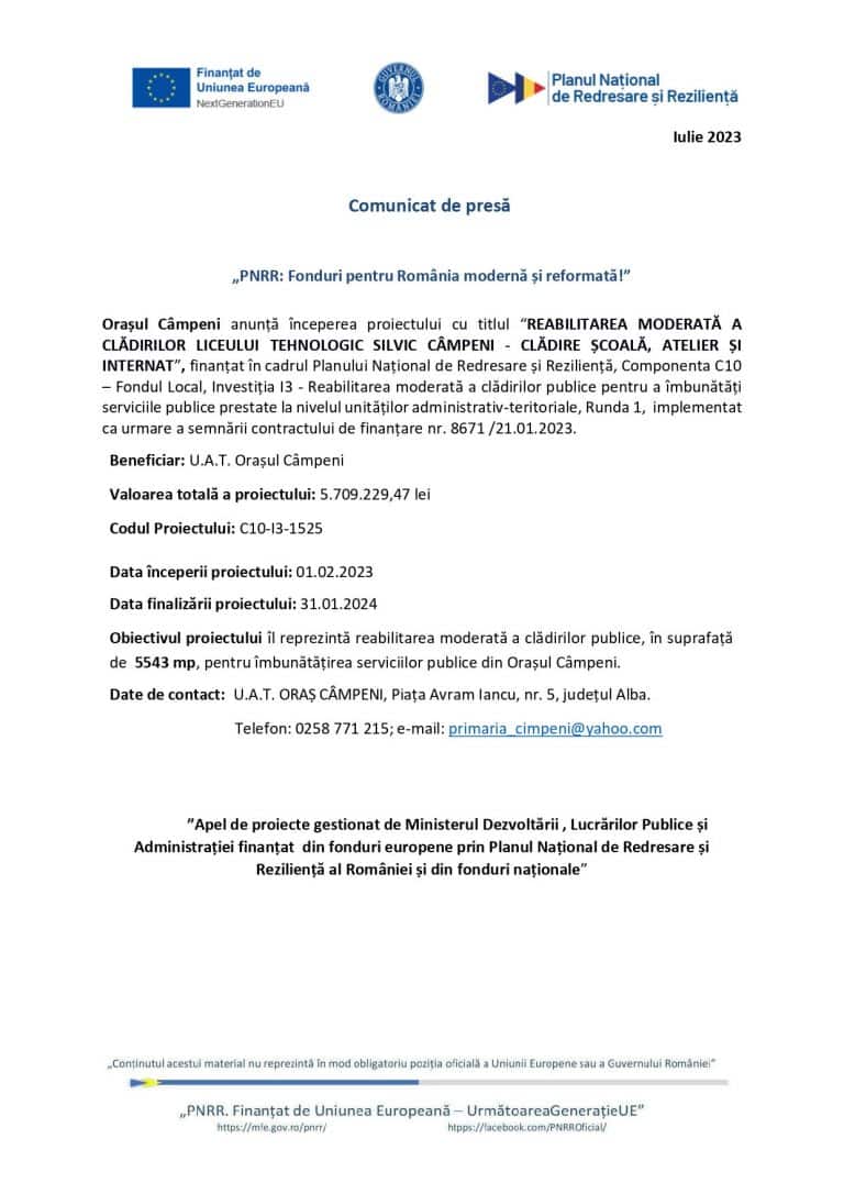 Comunicat de presă Orașul Câmpeni (6)