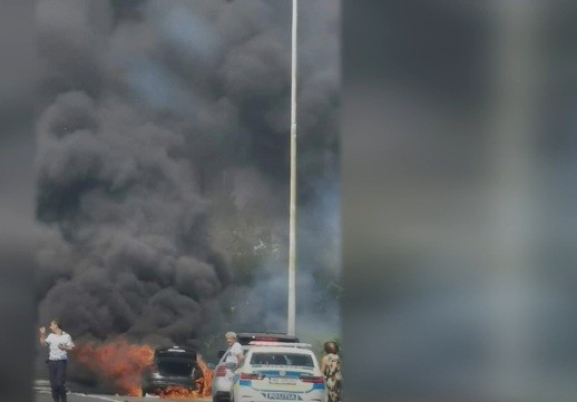 Accidente unul după altul pe Autostrada Soarelui: tamponări în lanț, iar o mașină a luat foc în mers!