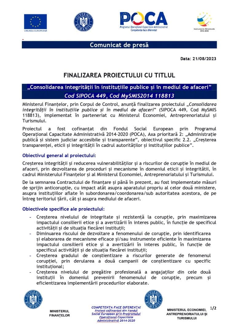 Comunicat de presa Ministerul Finantelor (2)