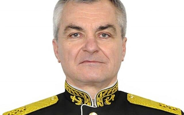 Ucrainenii susţin că l-au ucis pe amiralul Viktor Sokolov, comandantul Flotei ruse la Marea Neagră