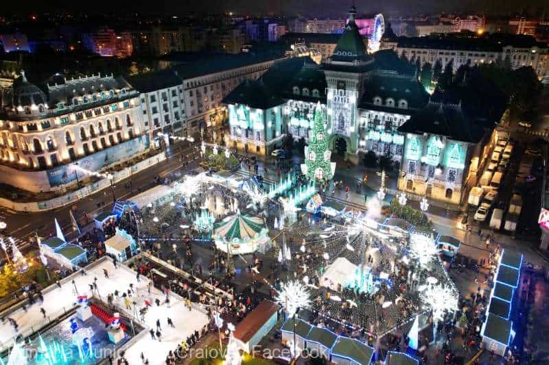 Încă o lovitură dată de Craiova: cel mai frumos brad de Crăciun, în orașul Liei Olguța Vasilescu!