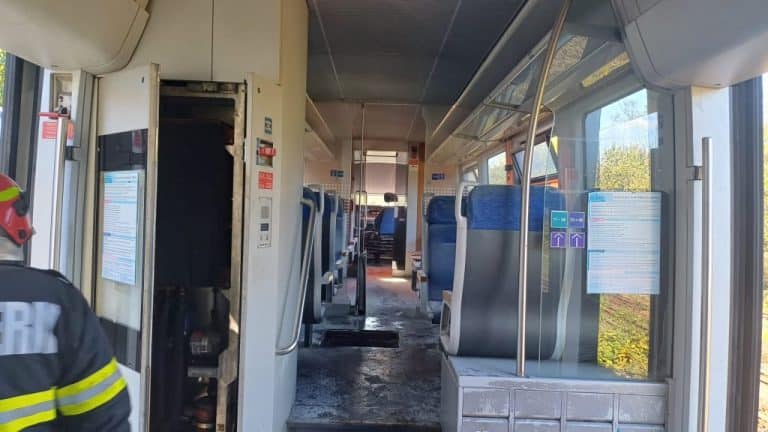 Momente de spaimă în rândul pasagerilor unui tren Regio, după izbucnirea unui incendiu la un vagon/Ce s-a aflat de la ISU