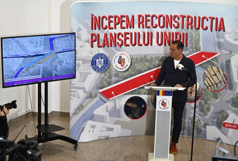 UPDATE. Începe reconstrucția totală a Planșeului Unirii. Primarul Băluță: „Pentru siguranța bucureștenilor, ne-am asumat…”
