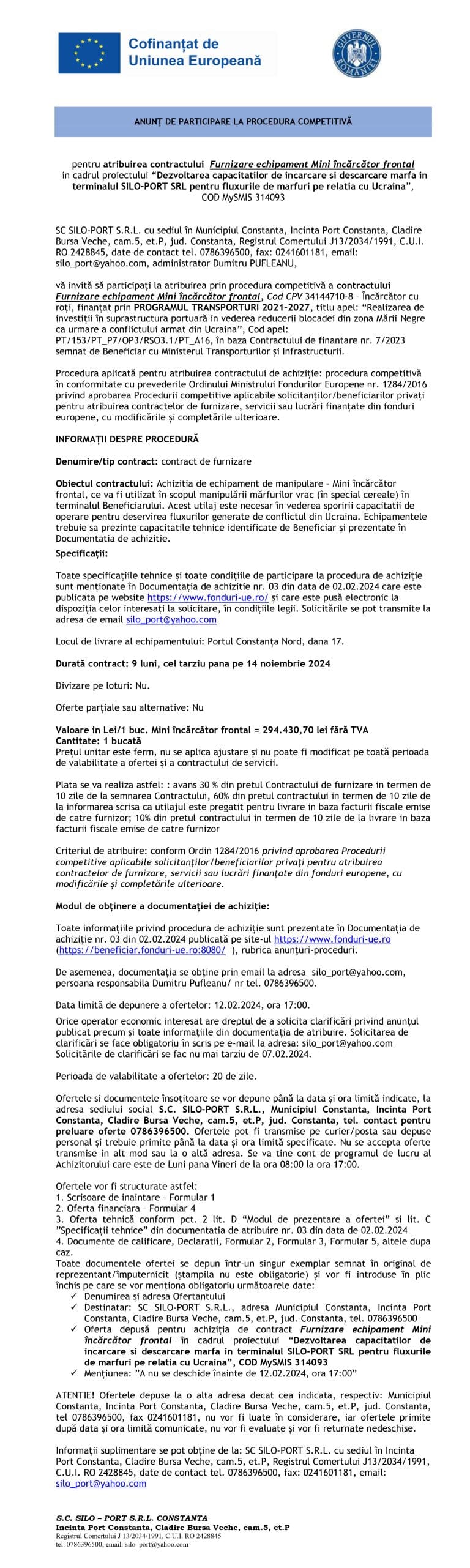 Comunicat de presă SC SILO-PORT SRL (3)