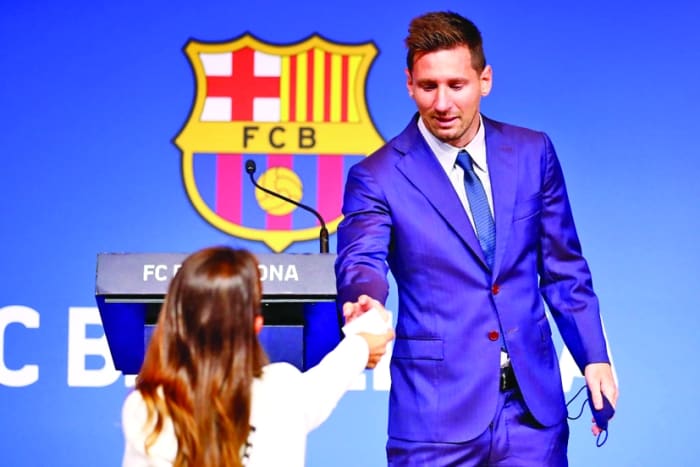 Efectul Messi: Un șervețel cu semnătura lui, licitat cu 400.000 de dolari!