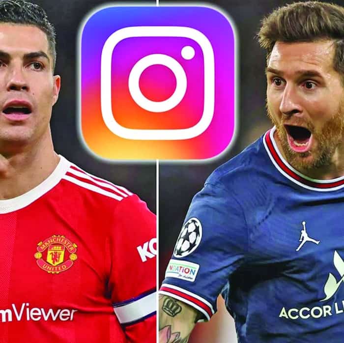 Messi vs. CR7, derby și pe Instagram