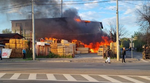 VIDEO| Incendiu în Sectorul 1