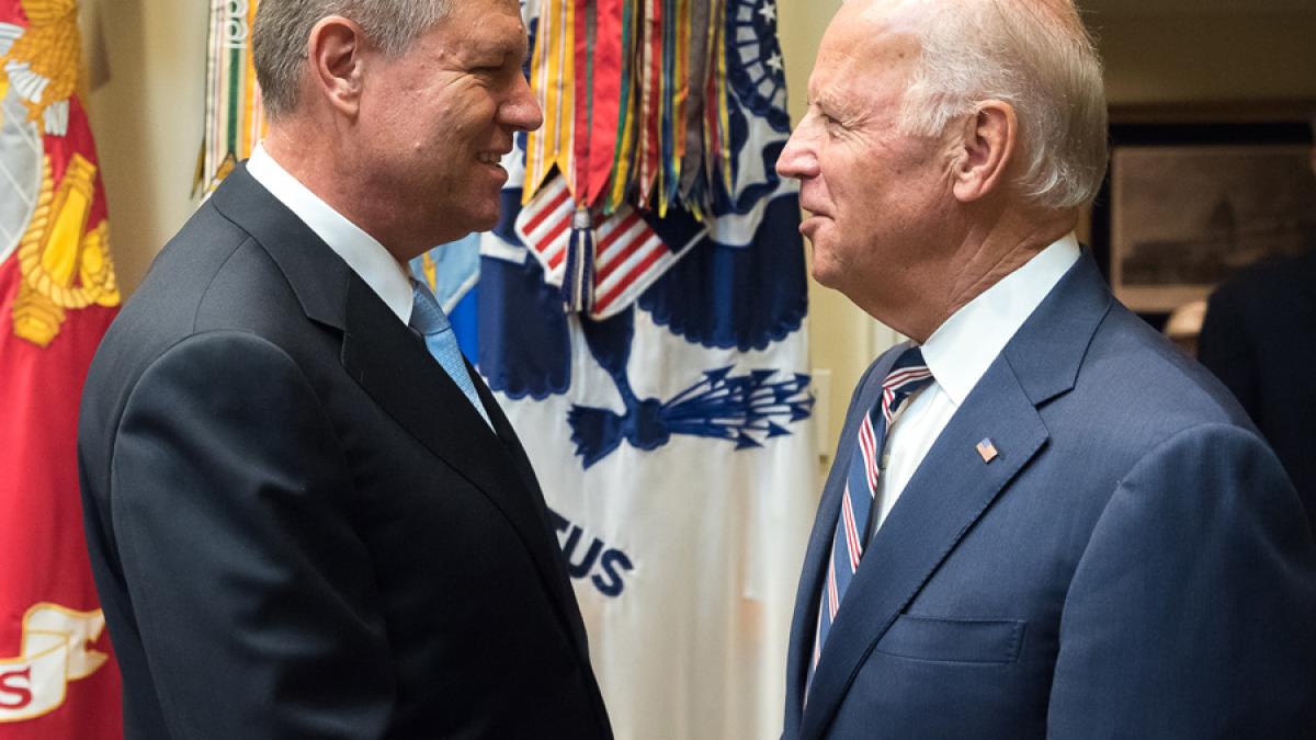 Iohannis se întâlnește astă seară cu Joe Biden