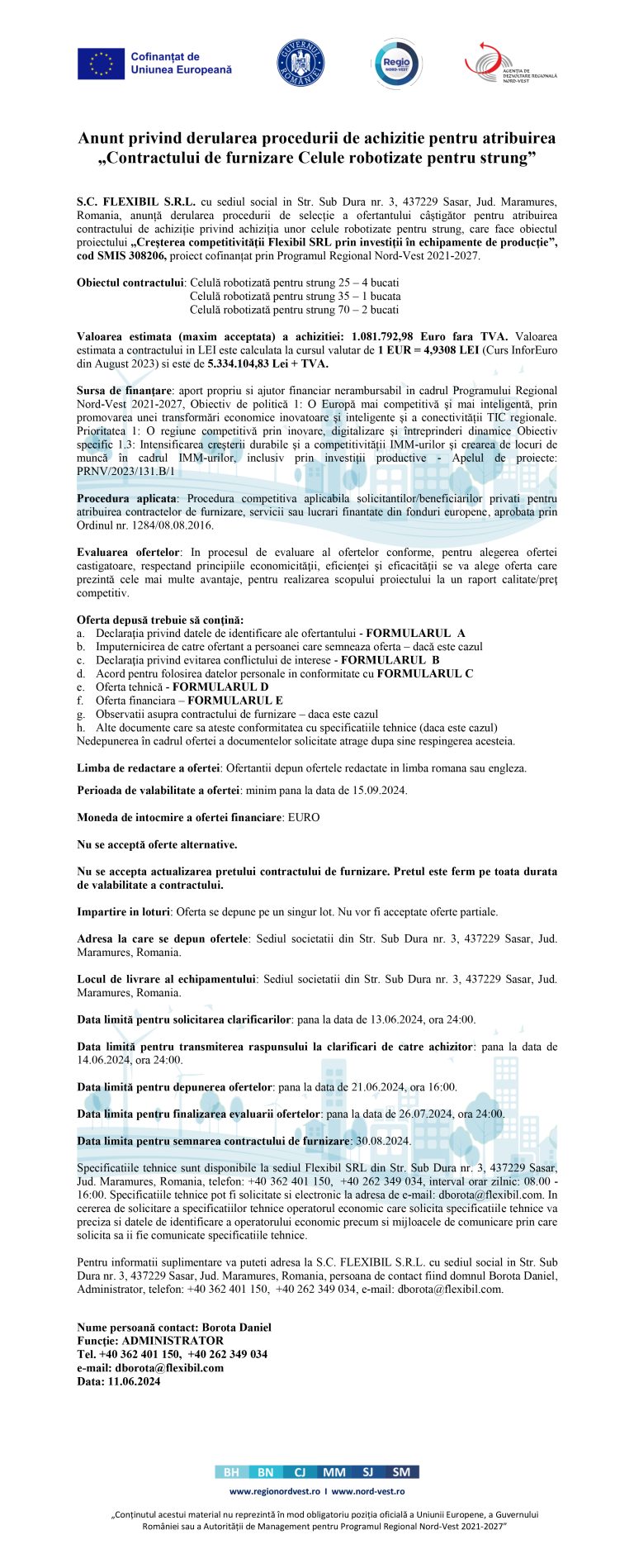 Comunicat de presă S.C. FLEXIBIL S.R.L. (2)