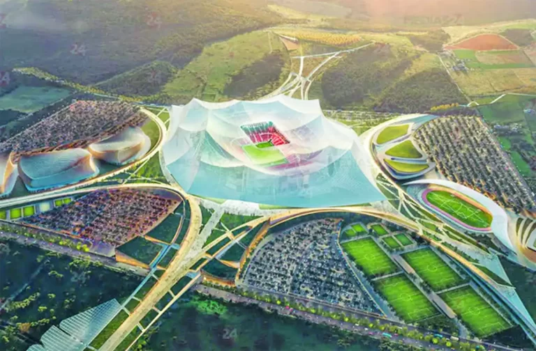 Primele imagini cu cel mai mare stadion de fotbal din lume
