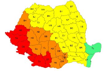 coduri meteo16 aug - Ziarul National