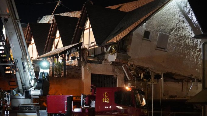 Un hotel s-a prăbușit parțial, în Germania. Mai multe persoane ar fi prinse sub dărâmături