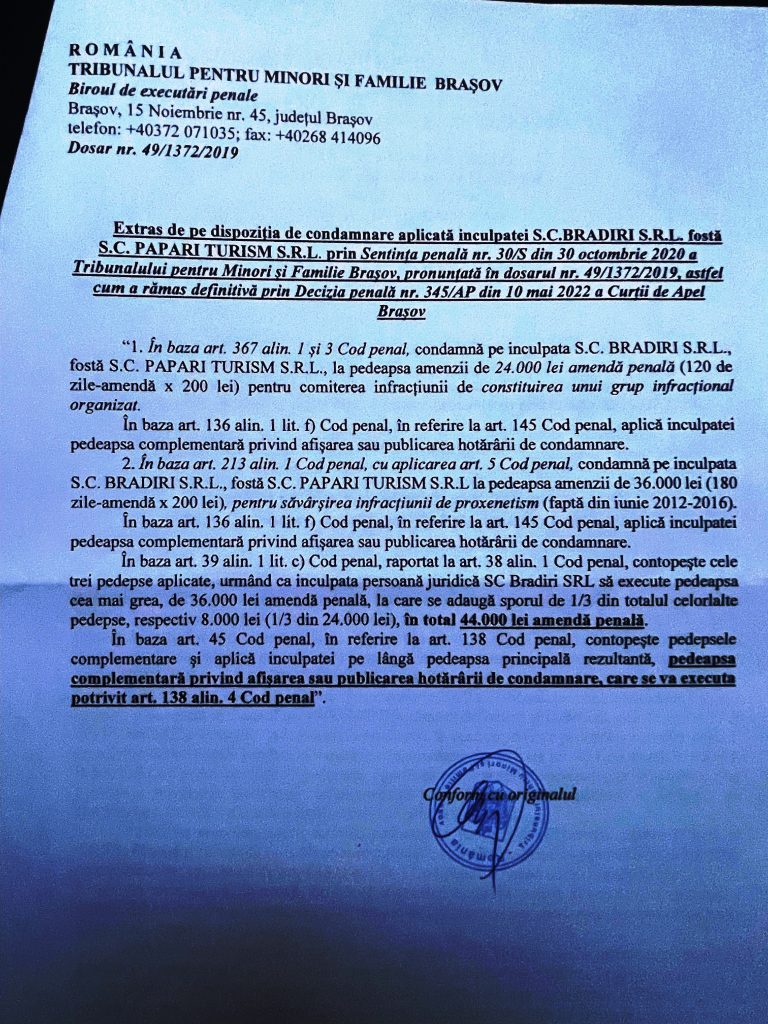 Anunț de presă